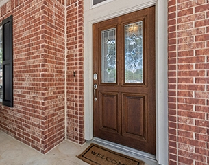 installed exterior doors